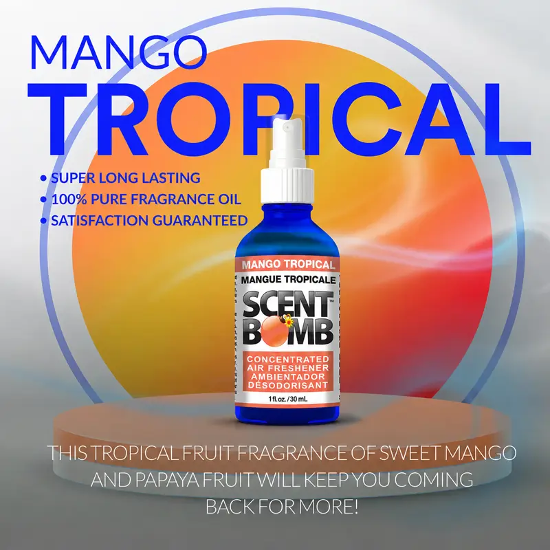 Scent Bomb Mango Tropical — concentrated air freshener spray