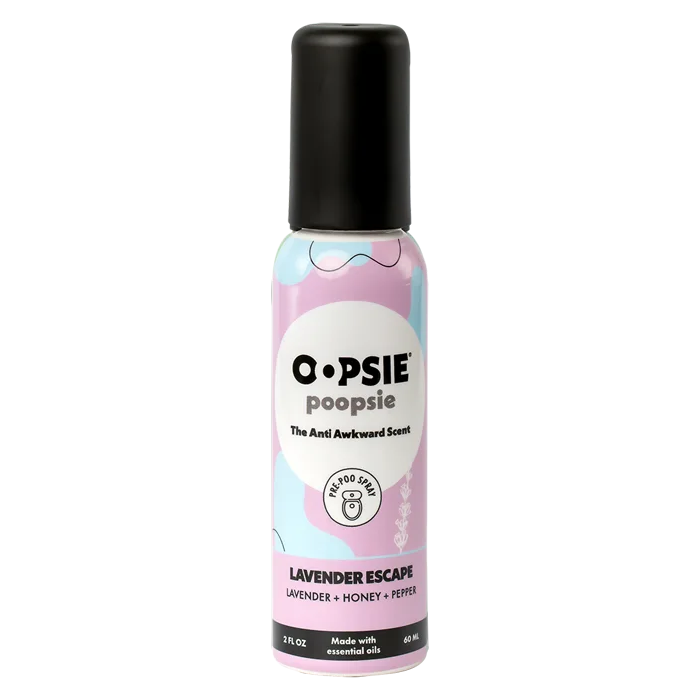 Oopsie Poopsie Lavender Escape pre-poop toilet spray